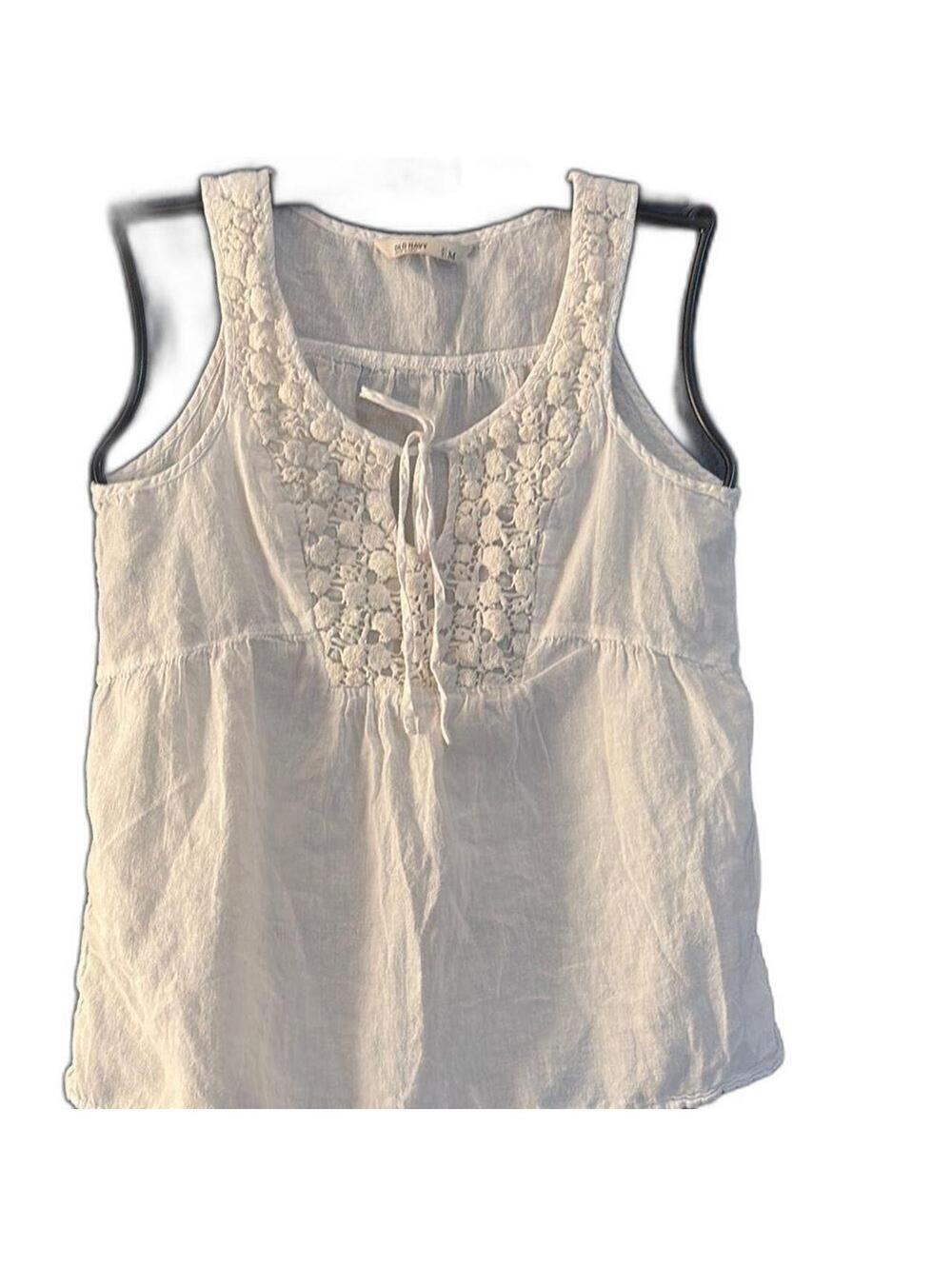 Old Navy Women's White Blouse